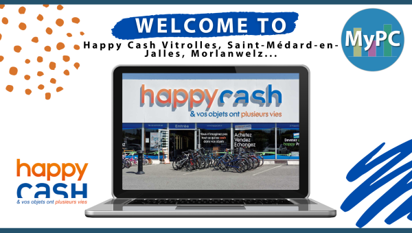 Happy Cash Vitrolles, Happy Cash Saint Medard en Jalles, Happy Cash Saint-Malo et Happy Cash Morlanwelz s'équipent !